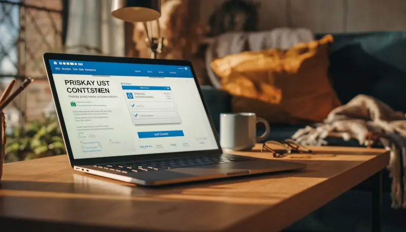 Cookie-Banner auf Website mit Akzeptieren und Ablehnen Buttons